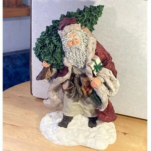 Memories of Christmas Santa Figurine 1998 June McKenna Signed Ltd Ed w box